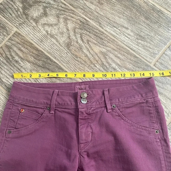 Hudson purple skinny jeans Cotton blend Women’s size 27 - Picture 3 of 13